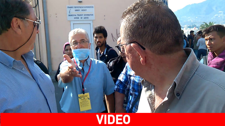Κάτοικοι Μυτιλήνης στον υπουργό Μεταναστευτικής Πολιτικής: «Θα μας πεθάνετε…» Κάτοικοι Μυτιλήνης στον υπουργό Μεταναστευτικής Πολιτικής: «Θα μας πεθάνετε…»