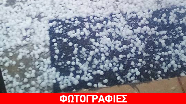 Χαλάζι στο μέγεθος στραγαλιού στη Γαύδο – Έκλεισε το Φαράγγι της Σαμαριάς