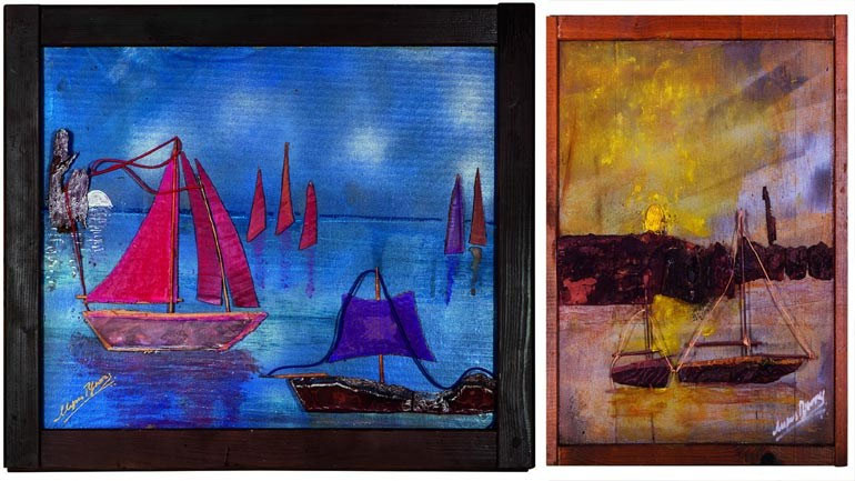 Ζωγραφική «Απεικόνιση» του Μίμη Πλέσσα