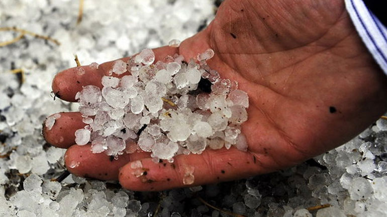 Ζημιές σε καλλιέργειες προκάλεσε το χαλάζι που έπεσε στη Δ. Μακεδονία