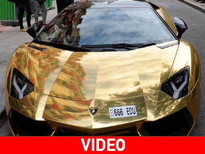 Lamborghini φτιαγμένη από… χρυσό!