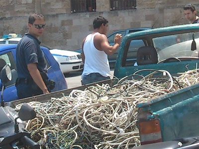 Ρόδος: Κάθειρξη 11 ετών για την κλοπή 365 κιλών χαλκού