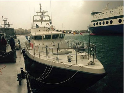 Παραλαβή νέου σκάφους από το Λιμενικό Σώμα