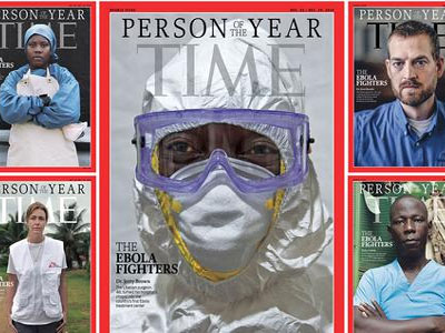 ΤΙΜΕ: «Πρόσωπο της χρονιάς» οι μαχητές κατά του Έμπολα