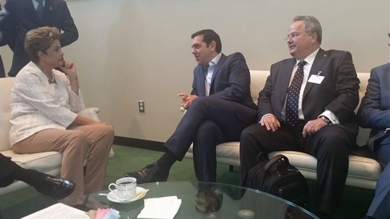 Συναντήσεις Αλ. Τσίπρα με Ντ. Ρουσέφ και Μπαν Κι Μουν