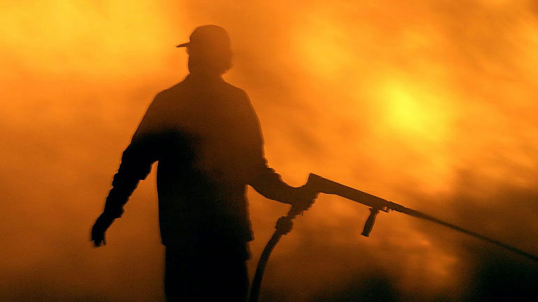 Πρέβεζα: Πυρκαγιά από κεραυνό στην περιοχή της Ταράνα