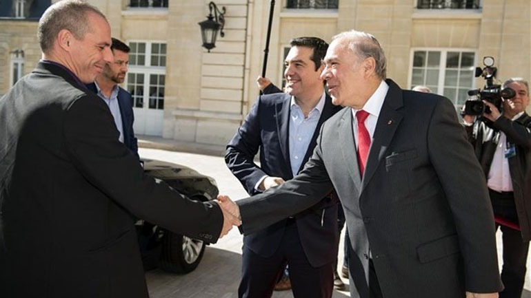 Συνάντηση Γ. Βαρουφάκη με τον γενικό γραμματέα του ΟΟΣΑ Άνχελ Γκουρία