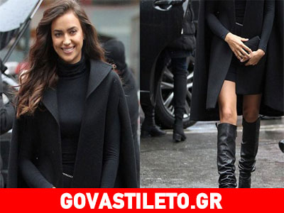 Irina Shayk: Σέξι στα μαύρα!