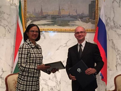 Η Ρωσία προμηθεύει τη Νότια Αφρική με πυρηνικούς αντιδραστήρες