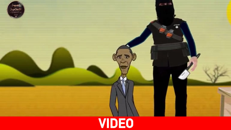 Προκλητικό βίντεο δείχνει τον Τζιχάντι Τζον να αποκεφαλίζει τον Ομπάμα