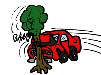 Ευτυχώς… τράκαρε