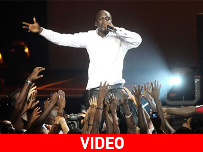 Ο Didier Drogba μαζί με τον Akon