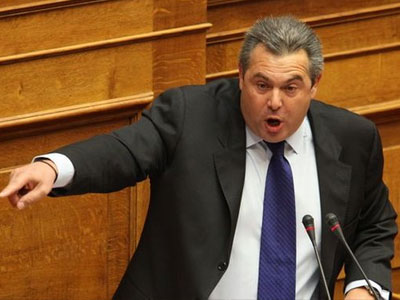 Το ευρωψηφοδέλτιο των ΑΝΕΛ παρουσίασε ο Π. Καμμένος