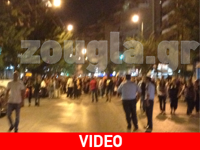 Πορεία των κατοίκων του κέντρου της Αθήνας