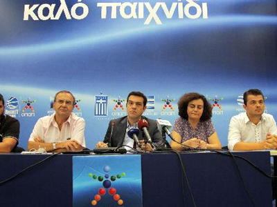 Τσίπρας στον ΟΠΑΠ: Στόχος της κυβέρνησης το ξεπούλημα της δημόσιας περιουσίας