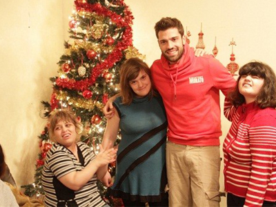 Τραγούδησε μαζί με τους «ταλαντούχους αγγέλους»