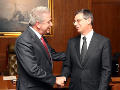 Συνάντηση Αβραμόπουλου- Αγιαλόν