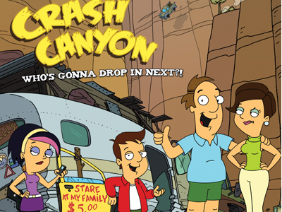 Το MTV παρουσιάζει την adult κωμωδία κινουμένων σχεδίων Crash Canyon