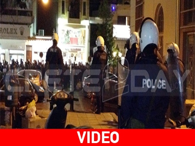 Ένταση και στο Ηράκλειο