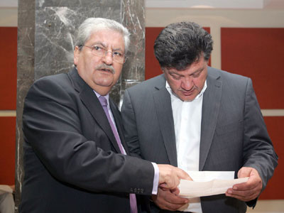 Οι κ.κ. Διώτης και Καπελέρης