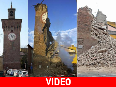 Καρέ- καρέ ο φονικός σεισμός στη Β. Ιταλία Καρέ- καρέ ο φονικός σεισμός στη Β. Ιταλία