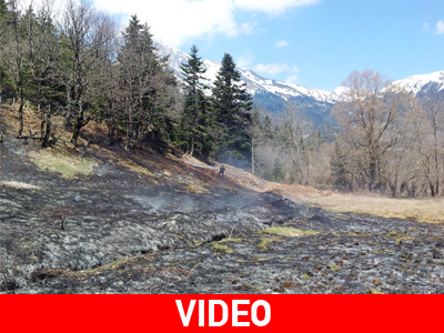 Καρπενήσι: Φωτιά δίπλα στο αθλητικό κέντρο