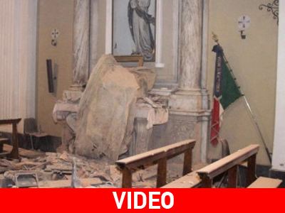 Ιταλία: Η στιγμή που χτύπησε ο Εγκέλαδος