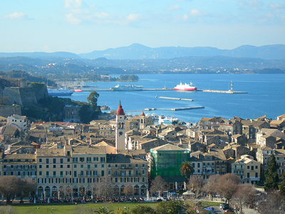 Αύξηση των τουριστών της κρουαζιέρας στην Κέρκυρα