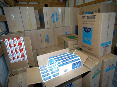 Κατασχέθηκε μεγάλη ποσότητα λαθραίων τσιγάρων