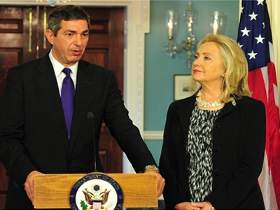 Η συνάντηση Λαμπρινίδη- Κλίντον