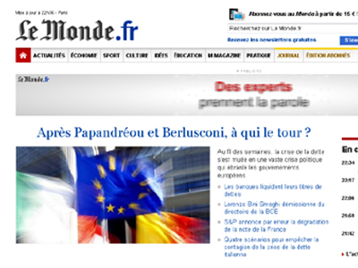 Le Monde: «Οι κυβερνήσεις δοκιμάζονται στην κρίση χρέους»