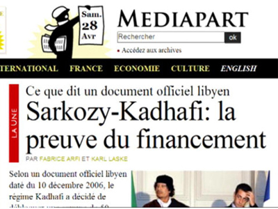 Mediapart: Απάντησε με μήνυση στη μήνυση του Σαρκοζί