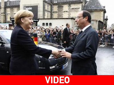 Μέρκελ- Ολάντ: Γιόρτασαν στη Ρεμ μισό αιώνα γαλλογερμανικής συμφιλίωσης