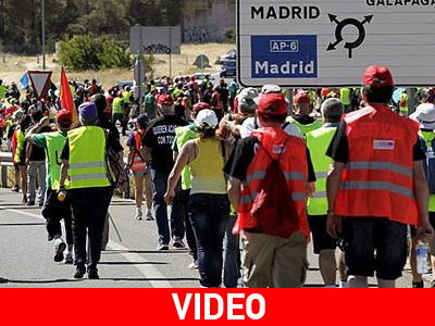 Στη Μαδρίτη η «μαύρη πορεία» των ανθρακωρύχων