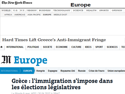 Τα ξένα ΜΜΕ για την άνοδο της ακροδεξιάς στην Ελλάδα