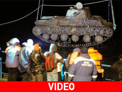 Ρωσία: Τιτάνια επιχείρηση άνασυρσης τανκ του Β’ Παγκοσμίου Πολέμου