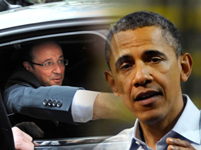 Με καθυστέρηση ξεκίνησε η συνάντηση Ομπάμα- Ολάντ