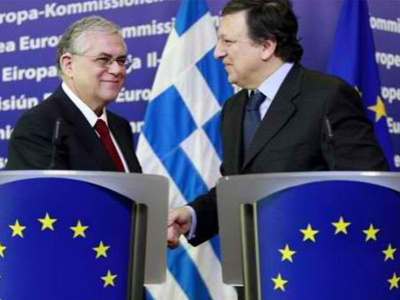 Σε εξέλιξη η συνάντηση Παπαδήμου – Μπαρόζο