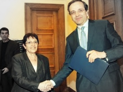 «Όχι» της Αλ. Παπαρήγα στον Σαμαρά