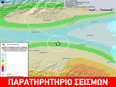 Αλλεπάλληλοι μετασεισμοί- Ο μεγαλύτερος είναι 5,1R