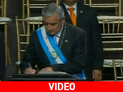 Γουατεμάλα: Ορκίστηκε πρόεδρος ο Ότο Πέρες Μολίνα