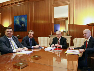 Σε εξέλιξη η σύσκεψη των πολιτικών αρχηγών