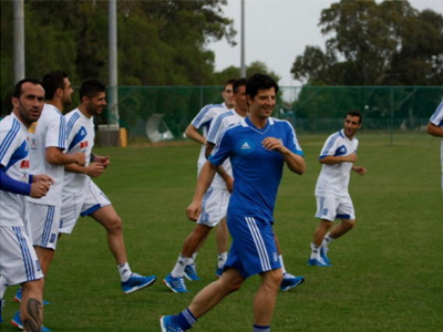 Σάκης Ρουβάς: Προπονήθηκε μαζί με την Εθνική