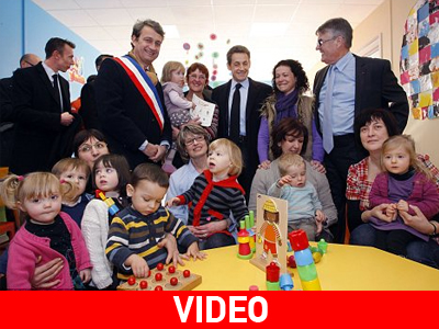 Σαρκοζί: Προς άγραν ψήφων στα… νηπιαγωγεία