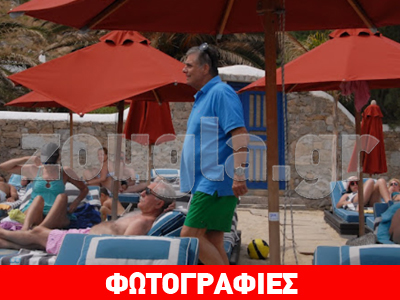 Στιγμές χαλάρωσης για τον Γιώργο Τράγκα