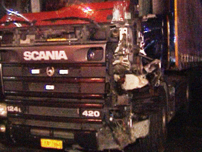 Σύγκρουση νταλίκας με Ι.Χ. μετά τον Δρούγο στο Δομοκό