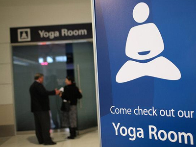 Χώρος για γιόγκα στο αεροδρόμιο του Σαν Φρανσίσκο