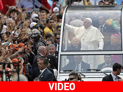 Αποθέωσαν τον Πάπα στην Κοπακαμπάνα Αποθέωσαν τον Πάπα στην Κοπακαμπάνα