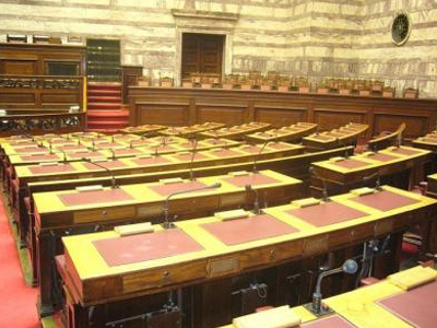 Πρωινό καφεδάκι στην έρημη Βουλή