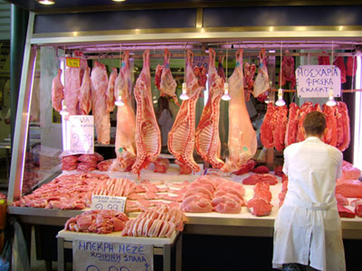 Σχολή κρεοπωλών στη Λέσβο